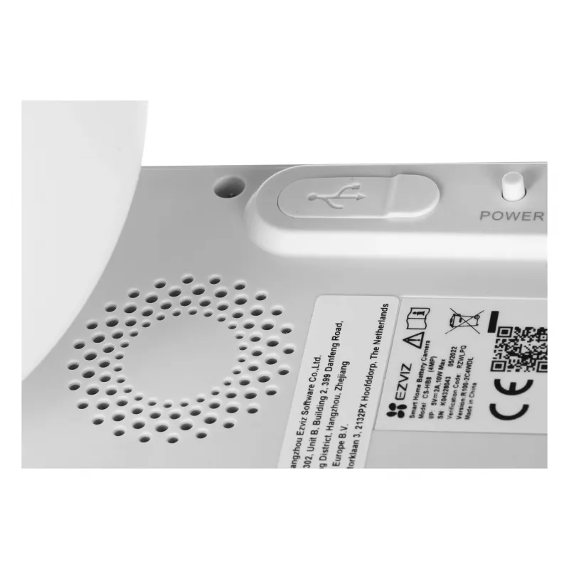 IP security camera EZVIZ HB8 4MP (2560×1440), outdoor, PTZ, Wi‑Fi, battery/DC, solar panel included
