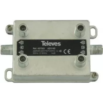 Splitter Televes AZ414D 4-way 14 dB, frequency 5–1218 MHz