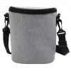 Thermal bag Olympia BT 50 — black/grey, zipper, 225×170×110 mm