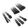 Cable extension kit Kolink Core Adept — braided PET jacket, copper conductors, 0.30–0.35 m, 6‑piece set