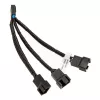 EK Water Blocks EK-Cable Y-Weiche for 3x 4-Pin-PWM-Fan 10 c