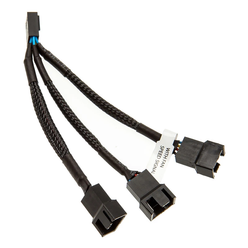 EK Water Blocks EK-Cable Y-Weiche for 3x 4-Pin-PWM-Fan 10 c