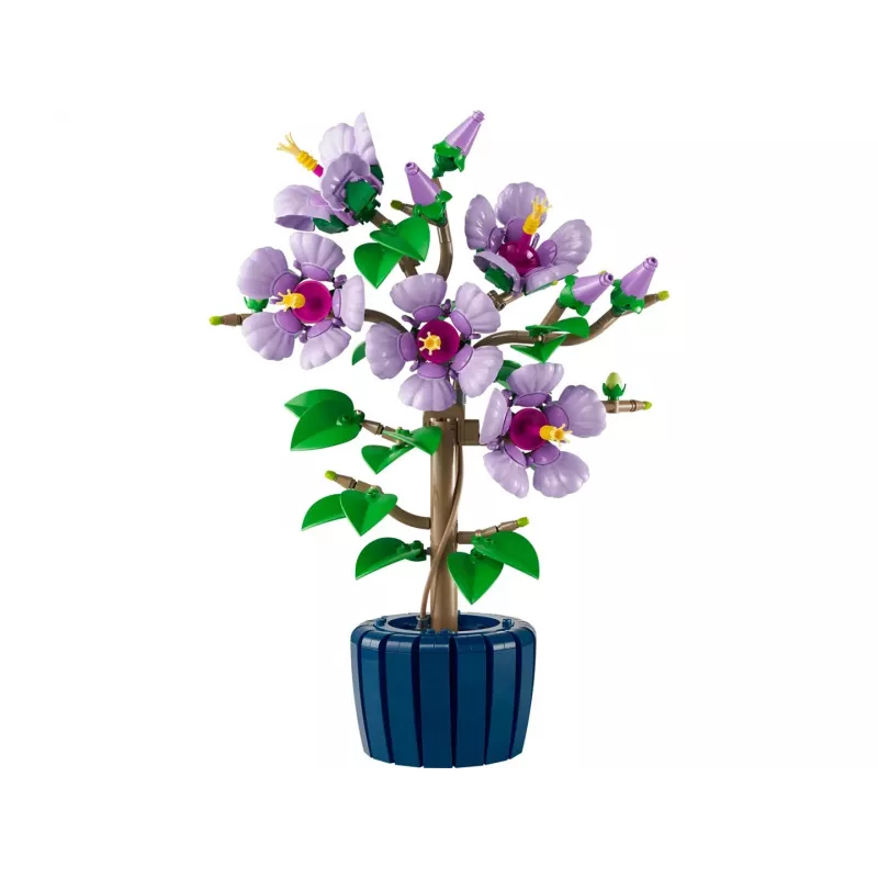 LEGO botanical build set Hibiscus Flower 10372 – 660 pieces, display model, 250×360×130 mm