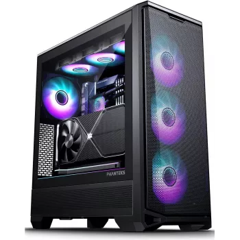 PHANTEKS Eclipse G400A Midi-Tower, Tempered Glass, D-RGB, black