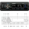 Car FM Radio Receiver PRIME3 CRA21 BT Bluetooth with FM Tuner and Bluetooth Connectivity