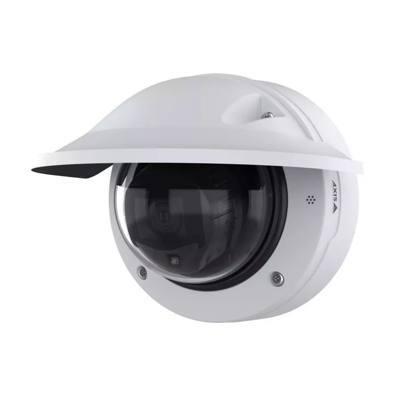 IP dome security camera AXIS P3287-LVE — 2592×1944, 3–8.5mm varifocal, 0.02 lx, ceiling/wall, indoor/outdoor