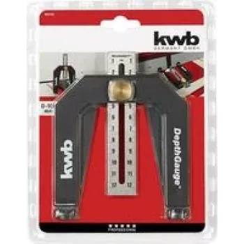 Caliper KWB 092100 universal measuring tool with metric and imperial scales