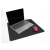Mouse Pad DeLOCK 12149 Black 400x450 mm Rubber Non-slip Base