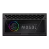 Gamemax Power Supply, 80 PLUS, Gold | RGB 1050G | 1050 W