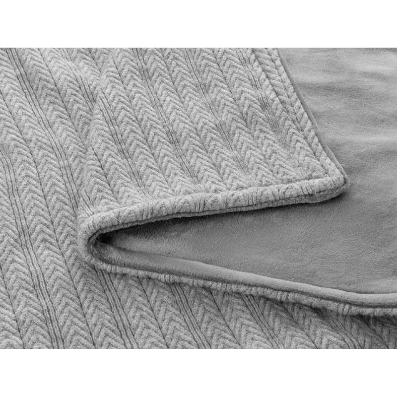 Medisana HB 680 electric heated blanket, 120 W, grey plush