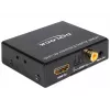 HDMI Stereo / 5.1 Channel Audio Extractor 4K, Adapter black