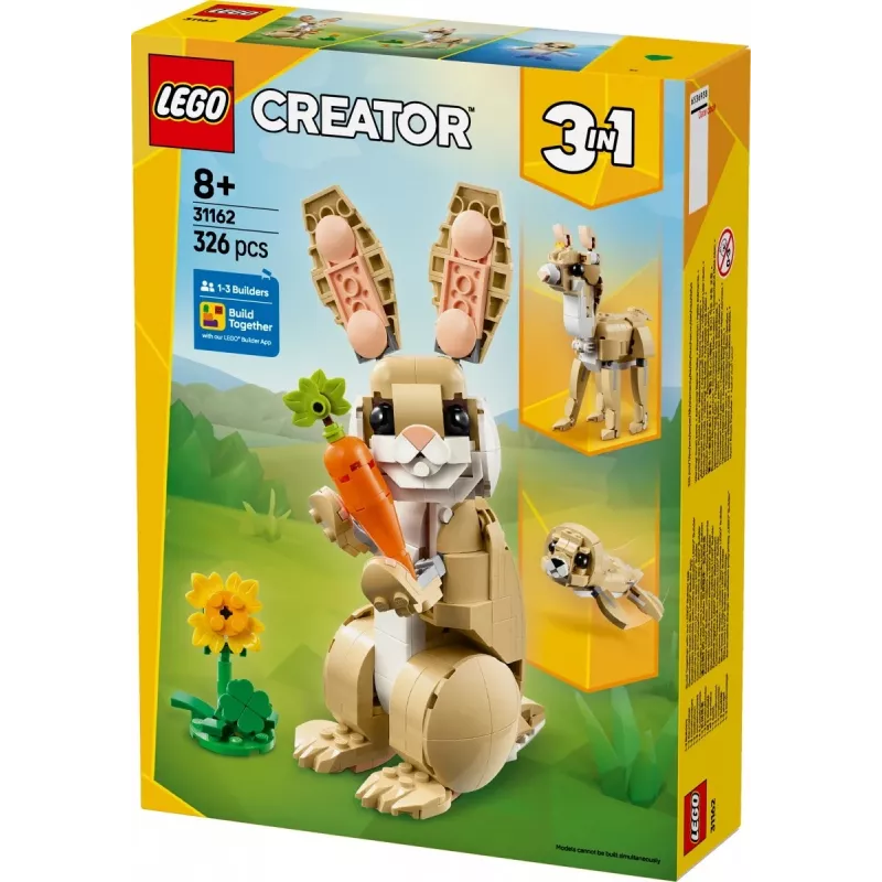 LEGO CREATOR 3 IN 1 31162 Cute Bunny