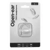 Wired headphones GEMBIRD OWS-01-W, white, adjustable headband, comfortable ear pads