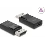 DELOCK DisplayPort to Mini DisplayPort Adapter 8K with HDR and HDCP support, single-pack USB cable