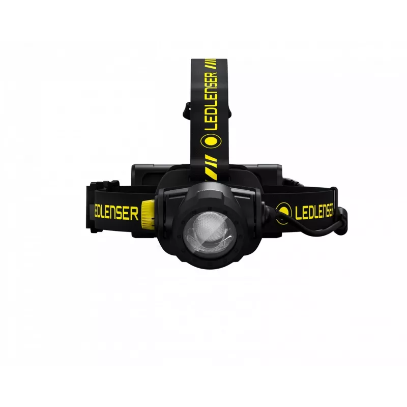 Headband flashlight Led Lenser H15R Work Black Yellow