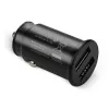 Car charger everActive CC-25C 2x USB-A + USB-C, 12W, in-car USB power adapter