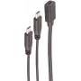 USB cable ShiverPeaks BS13-20020 USB 2.0 0.3m 2x USB C Black