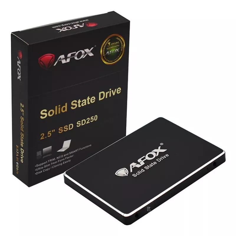 Internal 2.5 inch SSD AFOX SD250-2000GN 2 TB SATA III, 560 MB/s read, 520 MB/s write