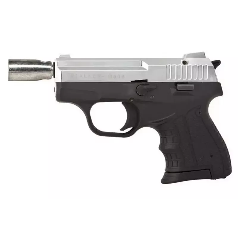 STALKER M906 BAS alarm signal pistol, calibre .22 Long Blank (6 mm), chrome flash