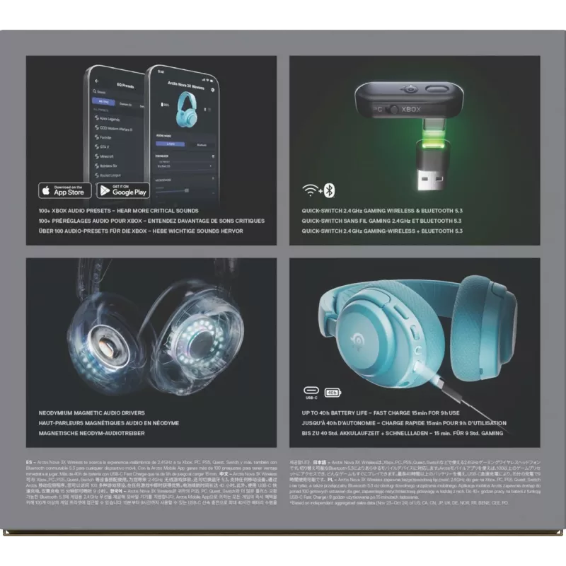 Headset Steelseries Arctis Nova 3X