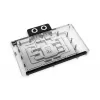 Backplate Alphacool 10268 Acrylic Aluminium Chrome Copper Nylon Black 160.8mm