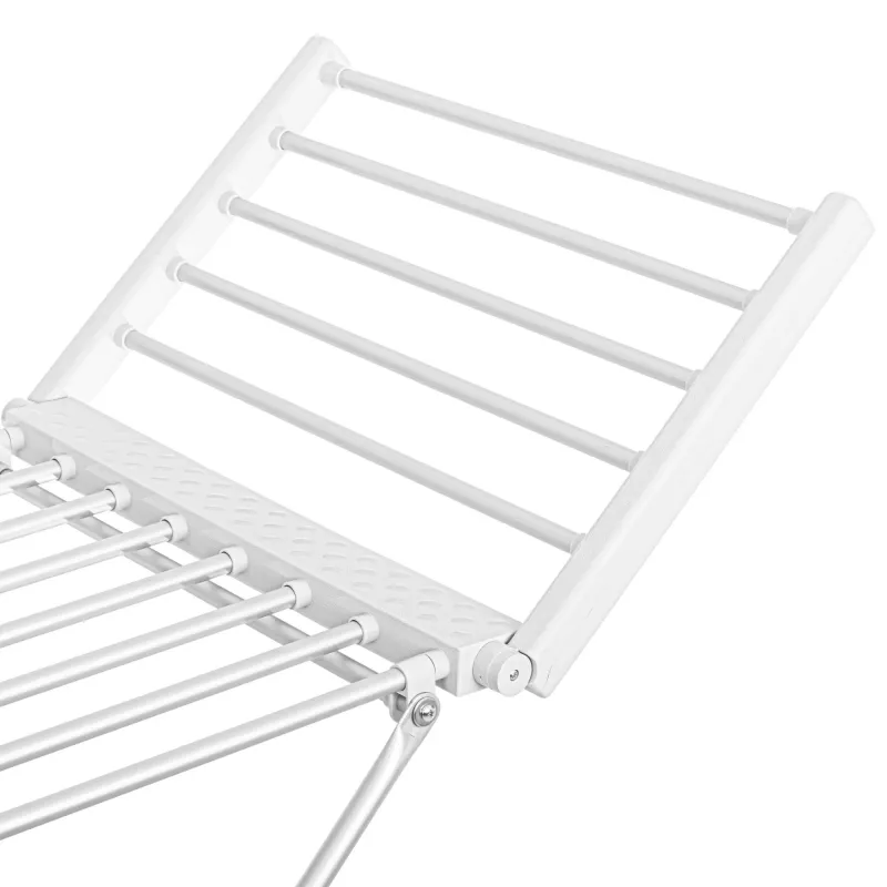 Foldable electric clothes drying rack Adler AD 7821 — Silver White, IP22 protection