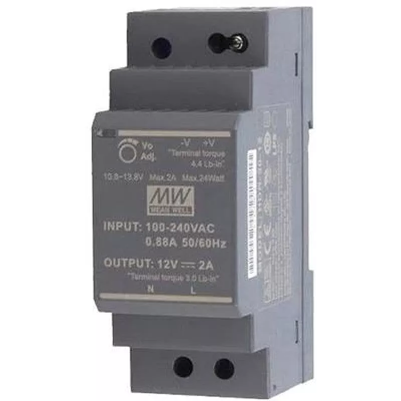 Voltage Transformer MEAN WELL HDR-30-12 12V 30W