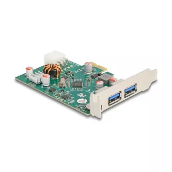 DeLOCK PCI Express x1 Card USB Type-C PD 30W 2x USB Type-A 5Gbps