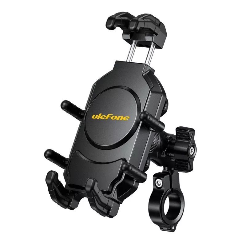 Passive holder UleFone Armor Mount Pro for mobile phones — bracket mount, for bicycle and scooter, black
