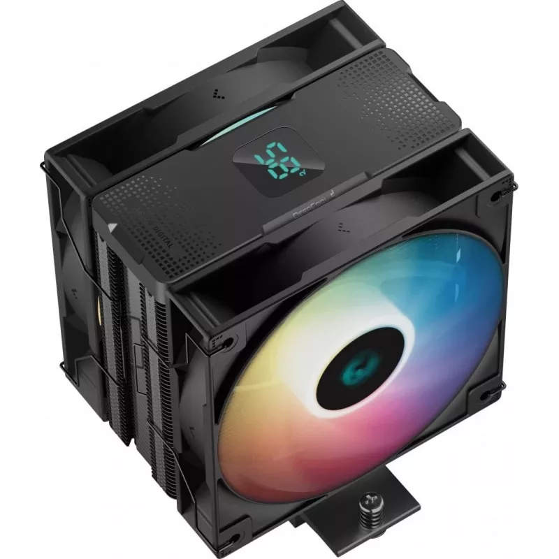 DeepCool AG400 Digital Plus Processor Air cooler 12 cm Black 1 pc(s)