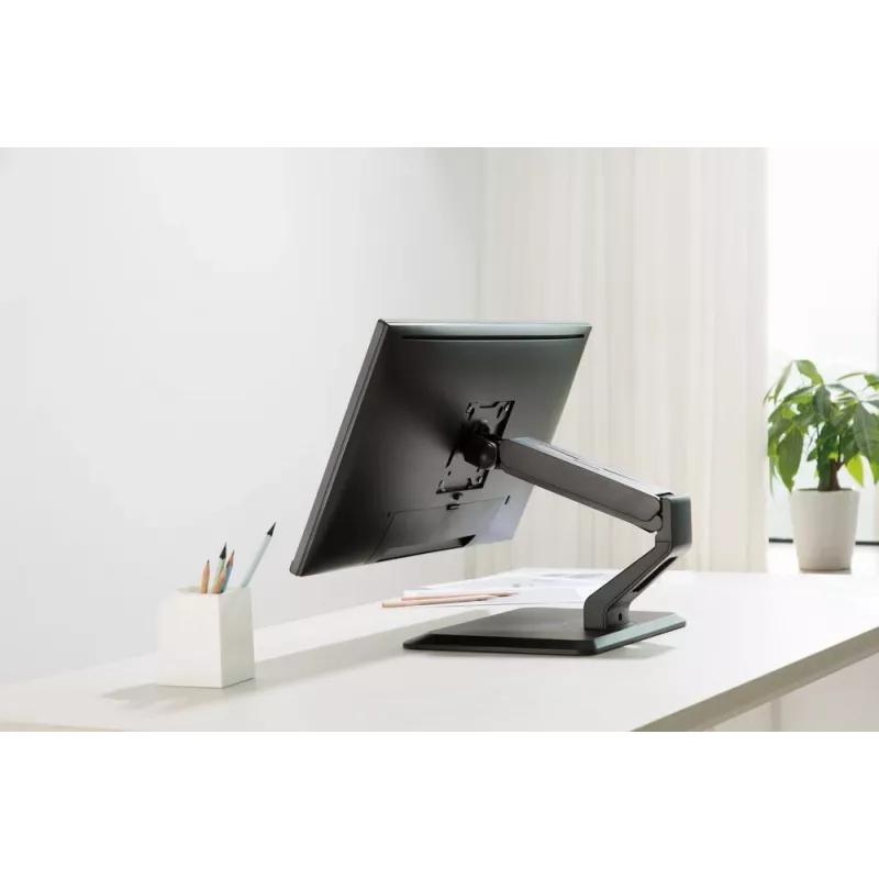 Full-motion touchscreen desk stand GEMBIRD MS-D1ST-01 for 17–32 inch displays, black, VESA 75x75–100x100, max load 10 kg