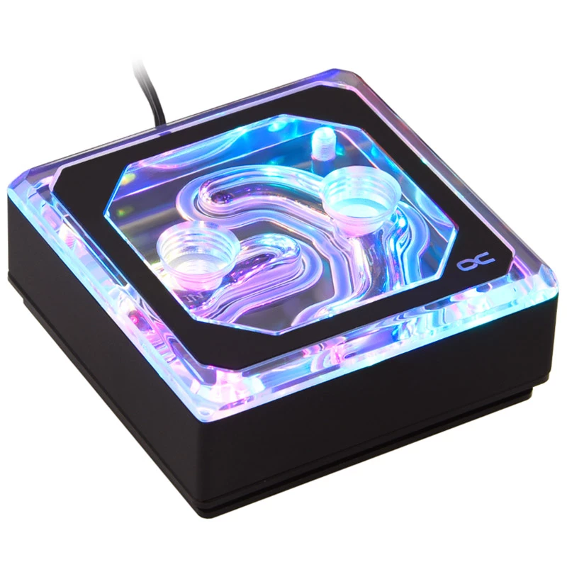 Alphacool 11992 - water block - Acetal - acrylic - Aluminium - Brass - Copper - Nickel - Stainless Steel - Black - Transparent - 1/4 - 60 °C - 0,8 bar (11992)