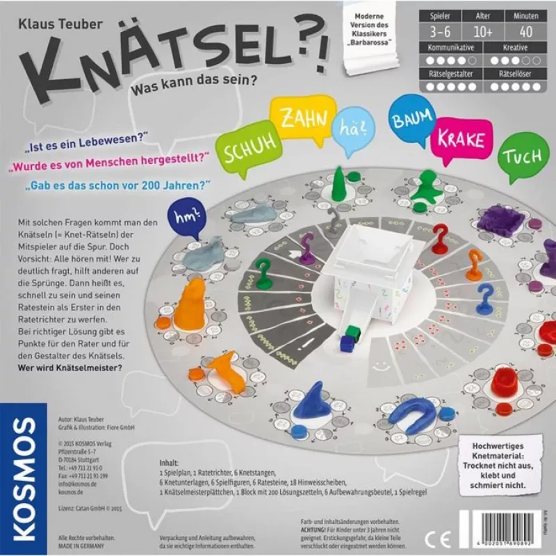 Kosmos 69089 board game Trivia
