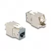 DeLOCK keystone module 88120 Flat RJ-45 Grey 10 pcs