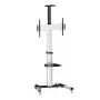 LogiLink BP0025 Multimedia Cart/stand White Flat Panel