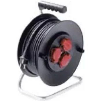 Power extension Bachmann 392.183 40 m 3 AC outlet(s) Outdoor Black