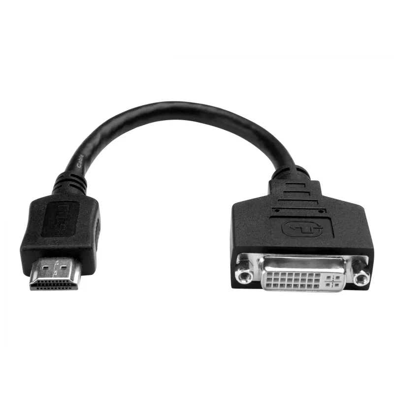 Eaton Tripp Lite P132-08N HDMI-zu-DVI-Adapter-Videokonverter (HDMI-M-zu-DVI-D F) - 20,32 cm - 0,2 m - DVI-D - HDMI - Männlich - Weiblich - Gold