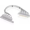 Thermaltake PCI-E 4.0 Dual 90 Degree Riser Cable, 40 cm, White (AC-077-CO6OTN-C1)