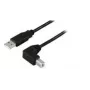 Microconnect USBAB2ANGLE10 USB cable 10 m USB A USB B Black