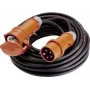 Power extension cord AS Schwabe 60595, 5 m cable, 1 AC outlet, IP44 protection, indoor/outdoor
