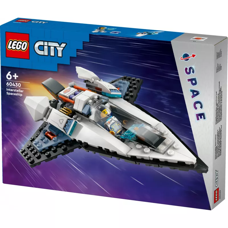 LEGO City construction toy Spaceship 60430 — 240 pieces, 1 minifigure, age 6+, 170×220×40 mm