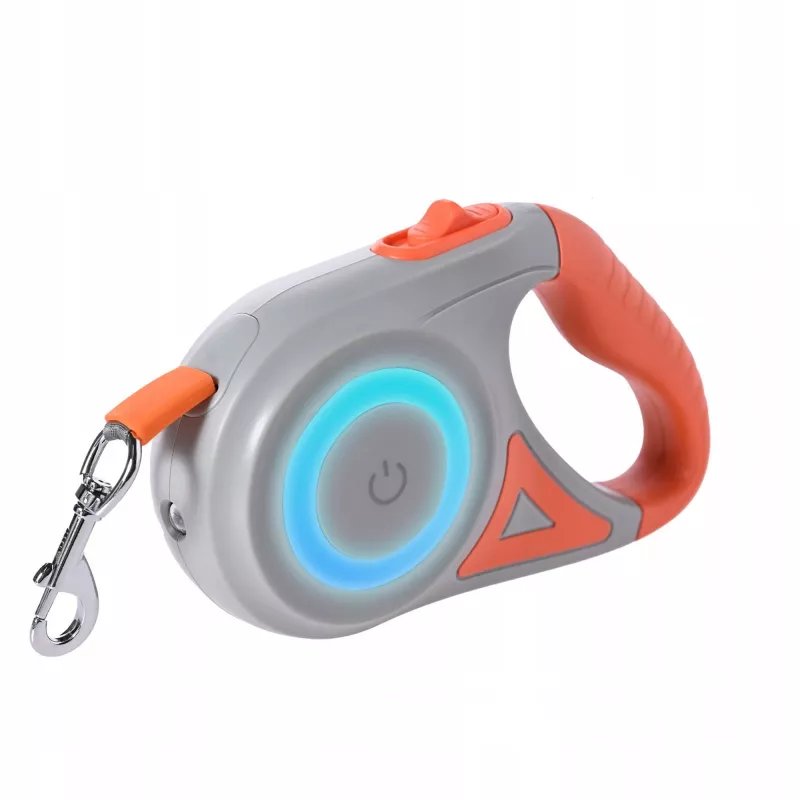 Extralink Retractable LED Dog Leash 5 m with Side Light