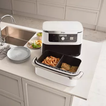Hot air fryer Ninja AF500EUWH Double 10.4 L