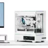 Thermalright TL-M10 Vision PC-Enclosure, Mini-Enclosure, mATX, RGB, Tempered Glass - White