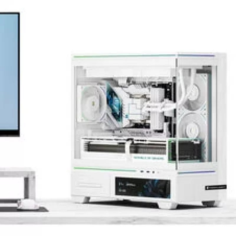 Thermalright TL-M10 Vision PC-Enclosure, Mini-Enclosure, mATX, RGB, Tempered Glass - White