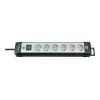 Brennenstuhl Premium-Line - Extension Cord - output connectors: 6 - 5,0m - Germany - Black, Light Grey (1951560101)