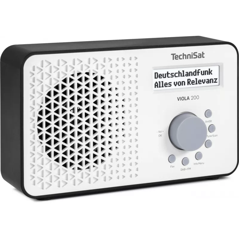 TV receiver TECHNISAT VIOLA 200 white/black HD DVB‑S2