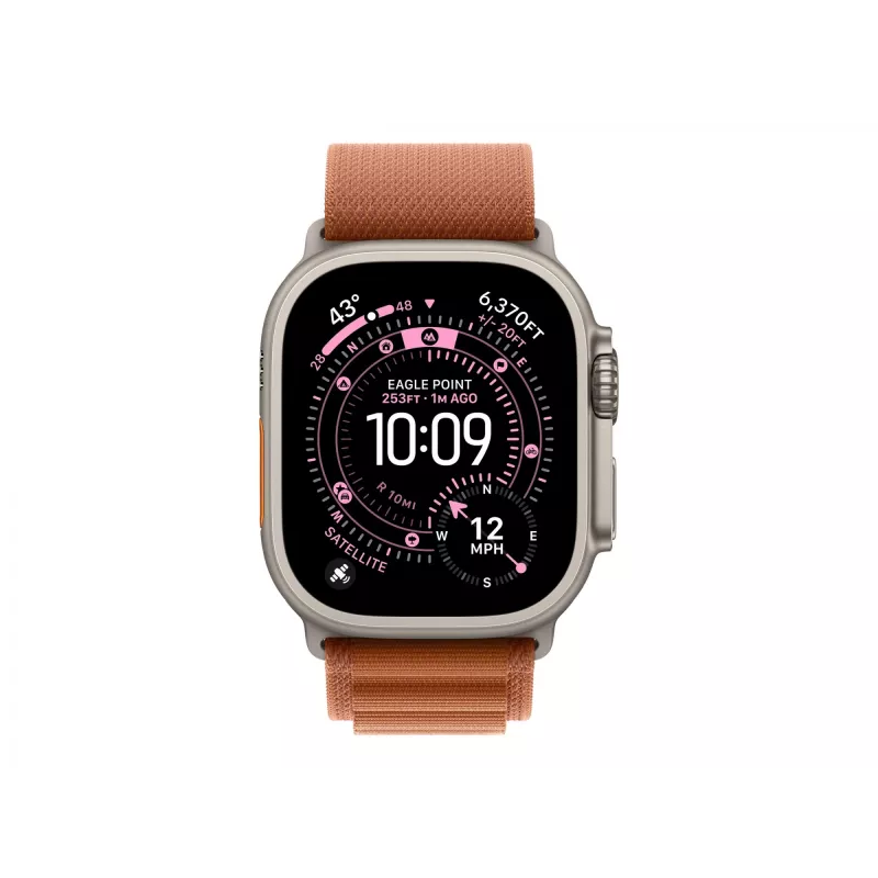 Band Apple MFTD4ZM/A Smart Wearable Accessories Brown Titanium Polyester Spandex
