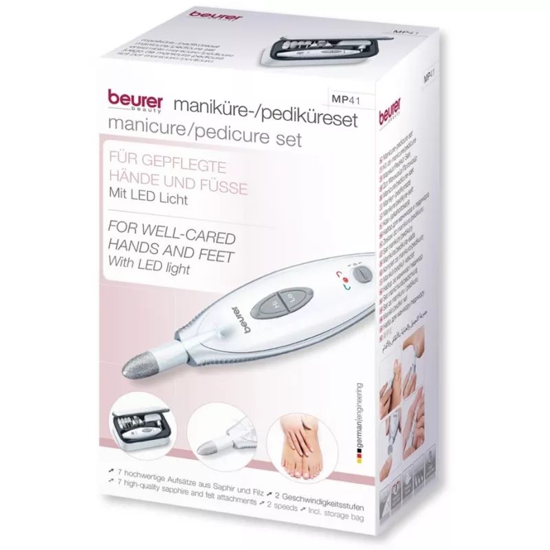 Beurer MP 41 Set Silver, White
