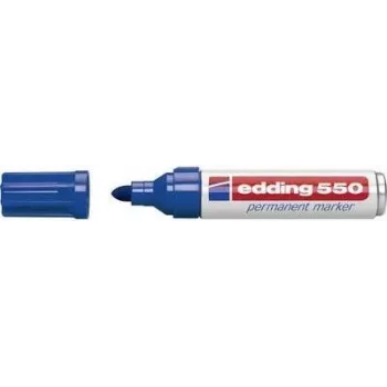 Permanent marker Edding 000927-003 Bullet tip Blue